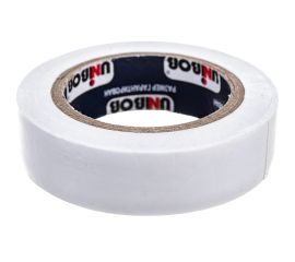 Изолента ПВХ UNIBOB 15 мм х 10 м, белая, 130 мкм 211772 