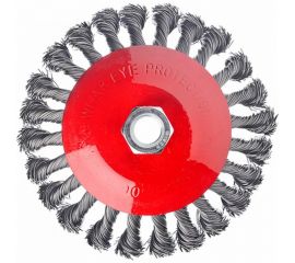 Щетка металлическая для УШМ (125 мм; М14; крученая (тарелка)) ЕРМАК 656-075 