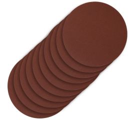 Круг абразивный на ворсовой подложке под липучку 10 шт, 125 мм, P240 СИБРТЕХ 738717 