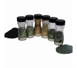 Комплект шлифзерна карбида кремния (6 шт; 100 г; F100/F120/F240/F320/F600/F1200) РИАЗ 6594 