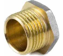 Заглушка DN.ru латунь/никель Ду15 наружная резьба D270-00262 