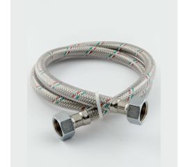 Гибкая подводка для воды COTALI 1/2"" г/г 1,0м оплетка нержавеющая сталь с ПВХ покрытием COTCOVCHг/г,1.0м 