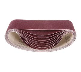 Шлифовальные ленты ЛБ 75х533 мм, А100, 14А, 10 шт. Tsunami D76107553314100 