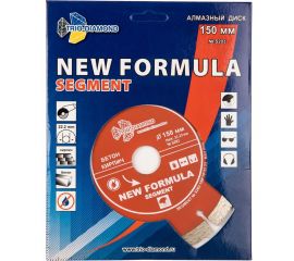 Диск алмазный отрезной Сегментный New Formula (150х22.23 мм) TRIO-DIAMOND S203 