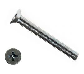 Потайной винт КРЕП-КОМП цинк DIN965, 6х10, 100 шт. вп610мф 