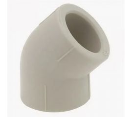 Угольник RTP PN25 45 градусов, внутр внутр D25 мм, серая 11031 