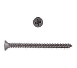 Универсальный саморез КРЕП-КОМП потай, нерж. А2, PH, DIN 7982, 4,8х70, 200 шт. спн4870 