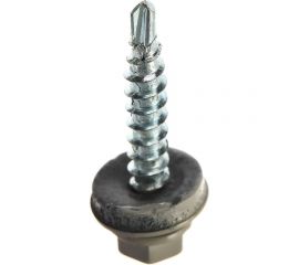 Кровельный саморез крепежная техника серый RAL 7004, 4.8х29 мм, 250 шт 420358 БК 