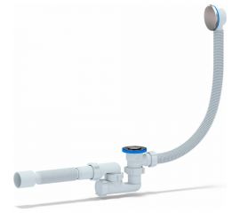 Сифон для ванны АНИ пласт переливной 1 1/2"х40 EC255 