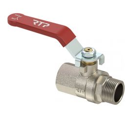 Кран шаровой RTP латунный, вн/нар., PN 40, рычаг, G 3/4 34896 