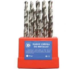 Набор сверл по металлу HSS (19 шт.,1-10 мм) Калибр 00000005610 