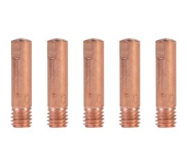 Наконечник контактный для горелки MIG 5 шт, М6x25, под проволоку 1 мм Patriot 605001816 