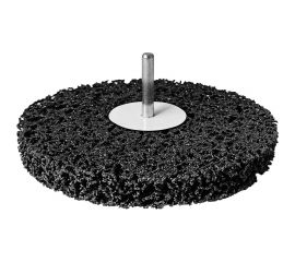 Круг шлифовальный синтетический фибровый 125 мм, для дрели, с переходником vertextools 0088-125 