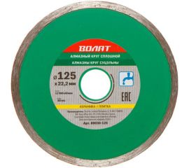 Круг алмазный сплошной по керамике (125х22 мм; мокрая резка) ВОЛАТ 89030-125 