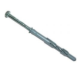 Фасадный дюбель КРЕП-КОМП KENNER Profi нейлон, шуруп под ключ 10х80 100шт фдкп1080 