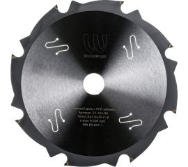 Диск пильный с PCD зубьями (165x2.4-1.6x20 мм; Z=8) WOODWORK 21.165.08 