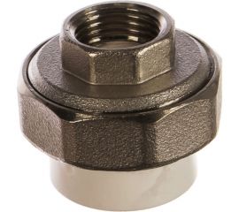 Комбинированная разъемная муфта (американка) PRO AQUA PP-R ВР белая d-25 мм 1/2" PA20012b 