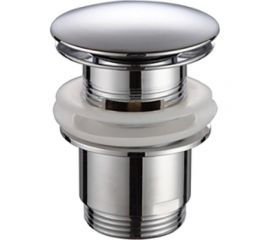 Выпуск для сифона Frap click-clack цельнометаллическая пробка 66 мм, с переливом F60 хром 534099 