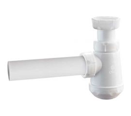 Сифон ORIO Чик бутылочный 1 1/4x32, с жесткой трубой 32-32, без выпуска МВ-32009 