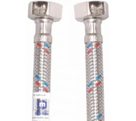 Подводка в оплётке MATEU FIL- NOX S/S, для воды, 1/2, 0.6 м, В-В 13443 
