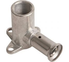 Водорозетка HENCO латунь, пресс, ВР 16x1/2, 52 мм, 2P-1604 