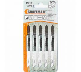 Пилка по дереву T 101 B (5 шт; 75х100 мм; 10TPI; HCS) для лобзика Novocraft T101BHCS 