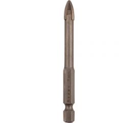 Сверло по стеклу и керамике 8 мм, 4 грани, шестигранный хвостовик KRANZ KR-91-0650 
