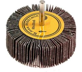 Головка-щётка лепестковая на шпильке (80x30x6 мм; Р40) Orientcraft OCFW80306040 