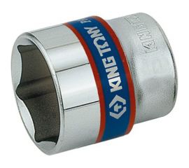 Торцевая стандартная шестигранная головка 3/8"", 22мм KING TONY 333522M 