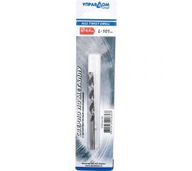 Сверло по металлу, вышлифованный профиль, 6.4х101 мм, угол заточки 135 гр Управдом ​​​​​​​4100000941 