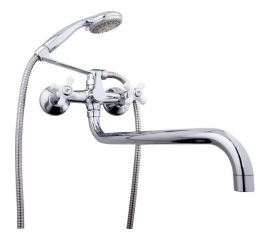 Смеситель для ванны и умывальника FRAP F2618 1/2 керамическая кран-букса 522590 