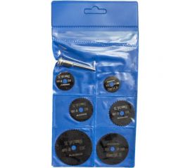 Набор кругов отрезных по металлу для дрели HSS, 7 предметов Forsage 49022 F-11005 