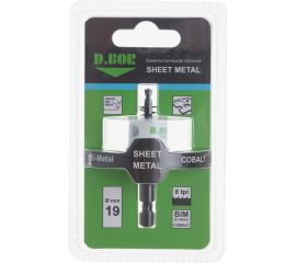 Коронка биметаллическая 19 мм комплект D.BOR D-HS-BIM-SM-20-019 