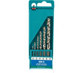 Набор свёрл по металлу HSS-G 6 шт. Heller 17731 