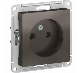 Механизм розетки Schneider Electric 1-м СП ATLAS DESIGN без заземления, 16А, мокко ATN000641 1240368 