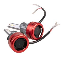 Автолампа-LED SKYWAY (аналог ксенона) H1(F8), 12/24V 25W 6000K 4000Lm 1-конт., 2 шт. S08701031 