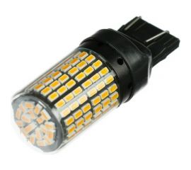 Светодиодная автолампа СИМАЛЕНД WY21W, 144 SMD, 12 В, свет оранжевый 7055977 