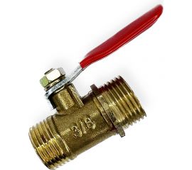 Краник шаровой латунный резьба наружная 3/8" ARMA BV M3/8-M3/8 