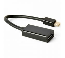 Переходник Cablexpert mini DisplayPort - DisplayPort 4K 20M/20F длина 16см черный A-mDPM-DPF4K-01 