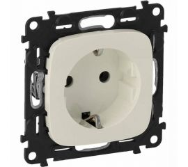 Механизм розетки Legrand Valena Allure 16А 250В 2К+З с лицевой панелью Leg1181886 753821 