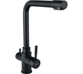 Смеситель для кухни WISENT с подводкой питьевой воды (черный) W4355-3-22 