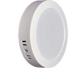 Светодиодный накладной светильник truEnergy круг 20w 4000k 1600lm d230мм белый пластик 10106 