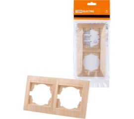 2-х постовая рамка TDM горизонтальная, сосна Лама SQ1815-0330 