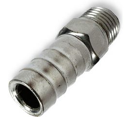 Штуцер с наружной резьбой 1/4" - елочка 12 мм ARMA M1/4-12 