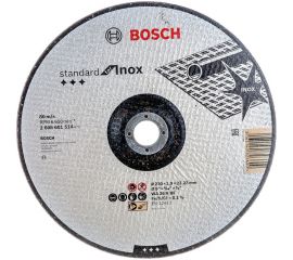 Отрезной круг Standard for Inox 230х1.9х22.2 мм, вогнутый Bosch 2608601514 