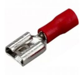 Изолированная клемма REXANT РПИм плоская, гнездо, 5.6 мм, 0.5-1.5 кв.мм, 1,25-5, 100 шт 08-0412 