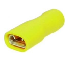 Полностью изолированная клемма "мама" Nord-Yada 6.3мм 4-6кв.мм (желтая) 906341 