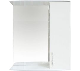 Универсальный зеркальный шкаф Orange Роса белый глянец Ro-50ZSW 