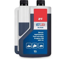 Масло моторное полусинтетическое SUPER 2T 1 л, дозаторная канистра LUXE 582/Д 