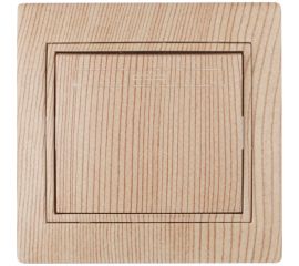 Выключатель Intro Plano 1-101-11 одноклавишный 10А-250В, IP20, СУ, сосна, Б0053728 